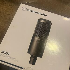 Audio-Technica AT2020 Cardioid Condenser Microphone for Home Recording